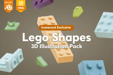 Lego Pack 3D Icon