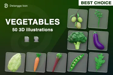 Légume Pack 3D Icon