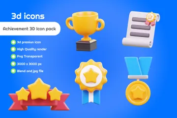Leistung 3D Icon Pack