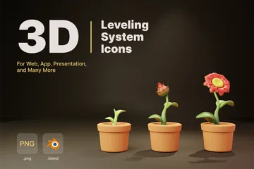Levelling 3D Illustration Pack