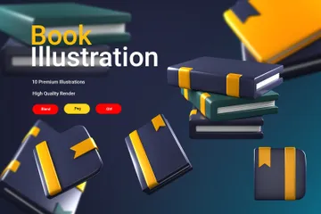 Libro Paquete de Icon 3D