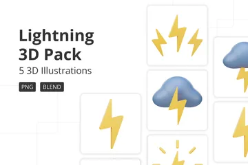 Lightning 3D Icon Pack