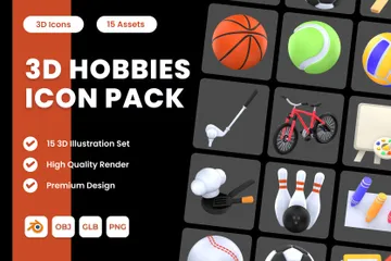 Loisirs Pack 3D Icon