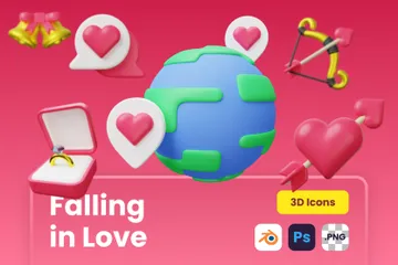 사랑 3D Icon 팩