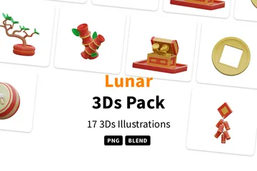 Lunar 3D Icon Pack