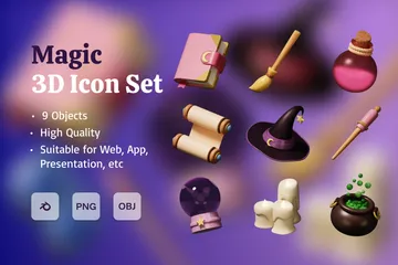 Magia Pacote de Icon 3D