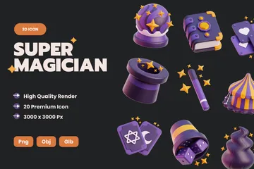 La magie Pack 3D Icon