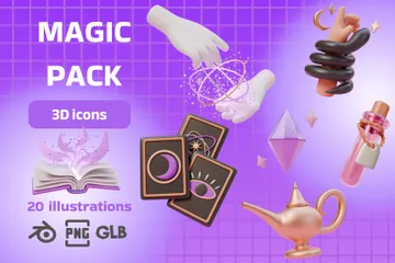 La magie Pack 3D Icon