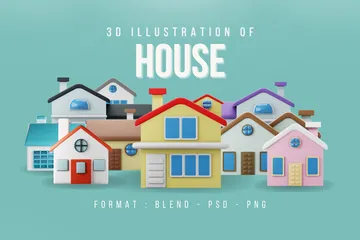 Maison Pack 3D Icon