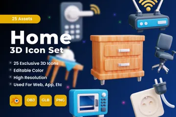 Maison Pack 3D Icon