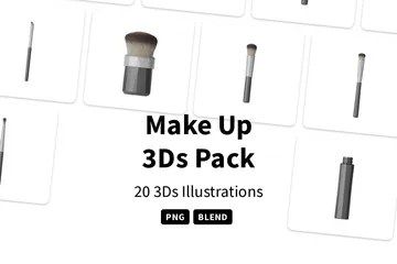 Make Up 3D Icon Pack