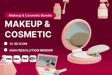 MAKEUP & COSMETIC 3D Icon Pack