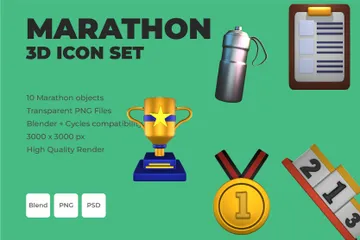 Marathon 3D Icon Pack