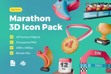 Marathon 3D Icon Pack