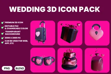 Mariage Pack 3D Icon