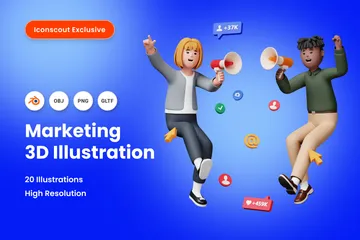 Marketing 3D  Pack