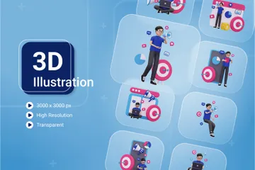 Marketing 3D Illustration Pack