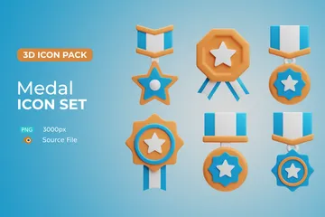 Medal 3D Icon Pack