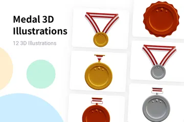 Medal 3D Illustration Pack