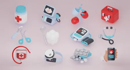 Medical 3D Icon Pack