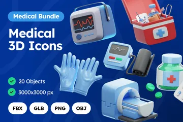 Medical 3D Icon Pack