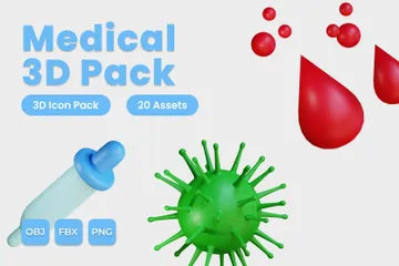 Medical 3D Icon Pack