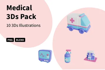 Medical 3D Icon Pack