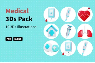 Medical 3D Icon Pack