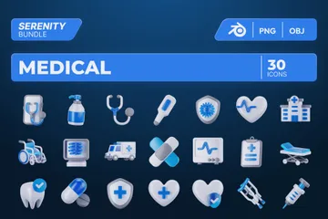 Medical 3D Icon Pack