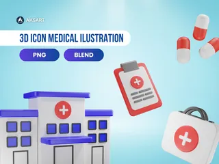 Medical 3D Icon Pack