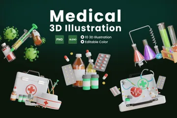 Medical 3D Icon Pack