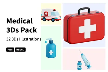 Medical 3D Icon Pack