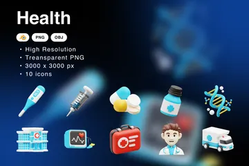 Medical 3D Icon Pack