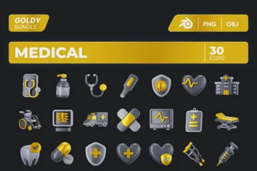 Medical 3D Icon Pack