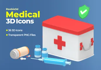 3D Illustration 3D Icon Bundle