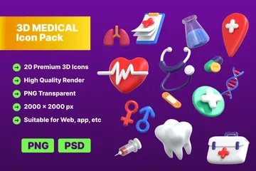 Medical 3D Illustration Pack