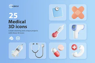 Medical 3D Icons