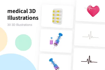 Médico Pacote de Illustration 3D