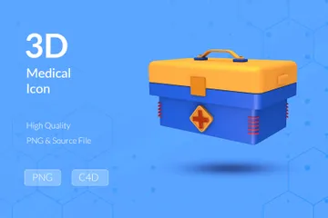 Médico Paquete de Icon 3D