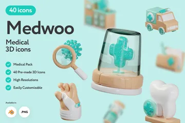 Medwoo Pack 3D Icon