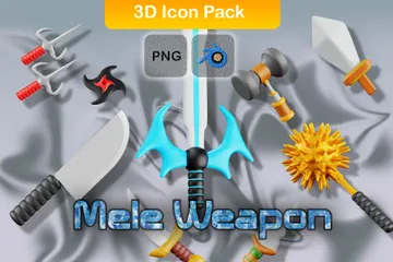 Mele Weapon 3D Icon Pack