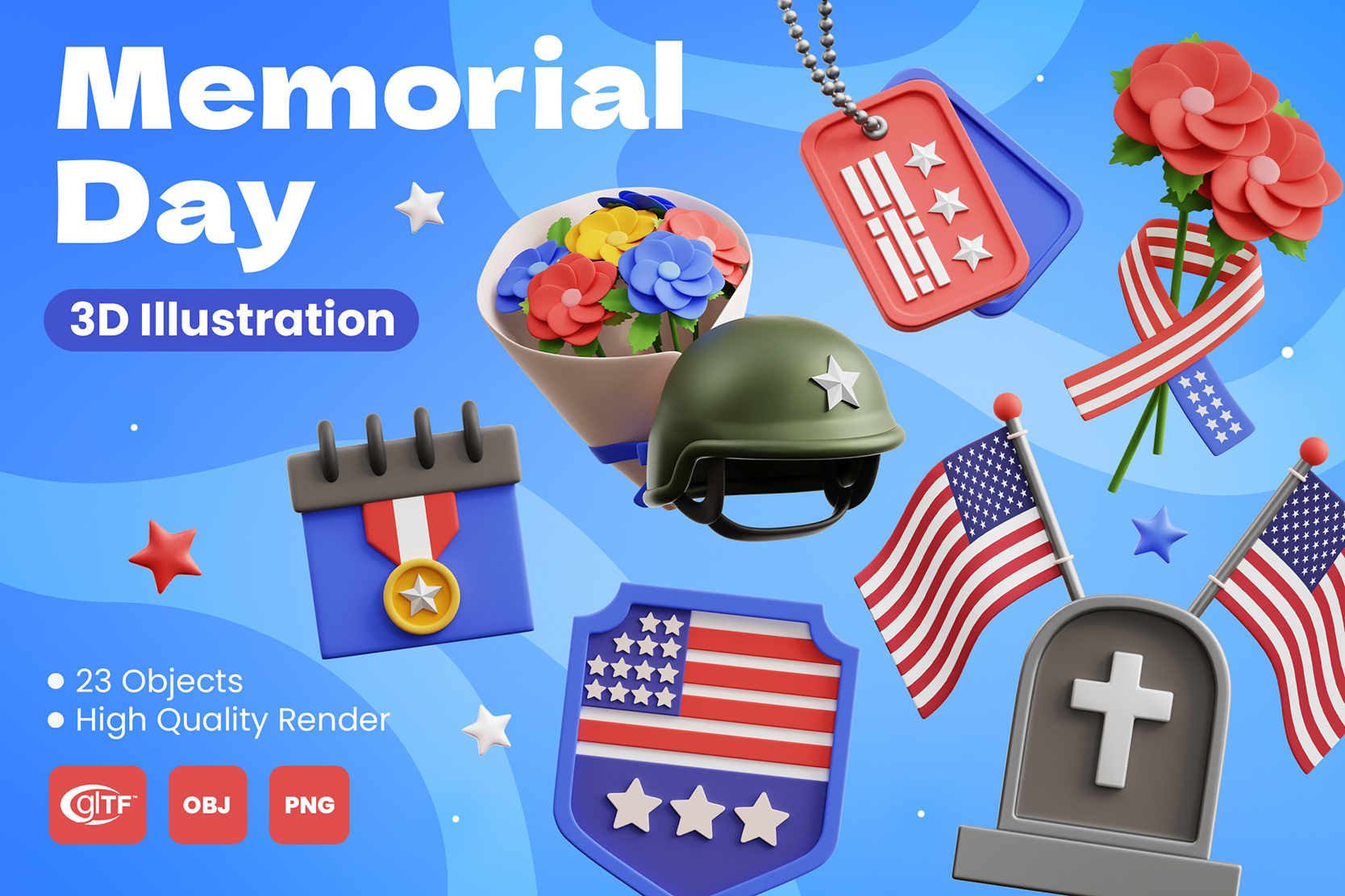 Premium Vector  Happy memorial day background with army helmet