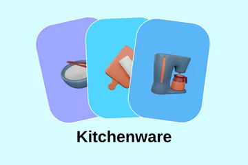 Batería de cocina Paquete de Icon 3D