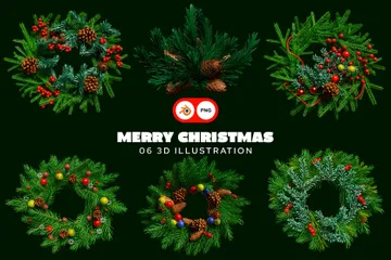 Merry Christmas 3D Icon Pack
