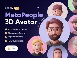 MetaPeople 3D Icon Pack