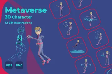 Metaversum 3D Illustration Pack