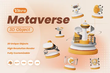 Metaverse 3D Icon Pack