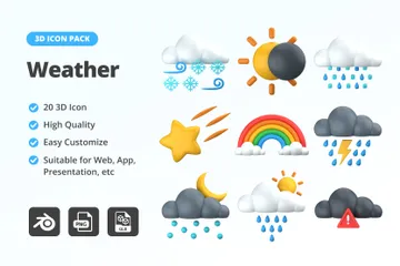 Météo Pack 3D Icon