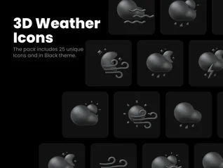 Météo Pack 3D Illustration