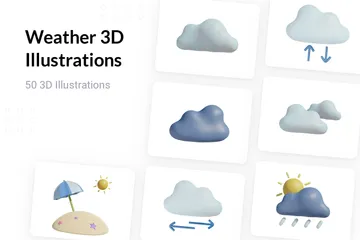 Météo Pack 3D Illustration